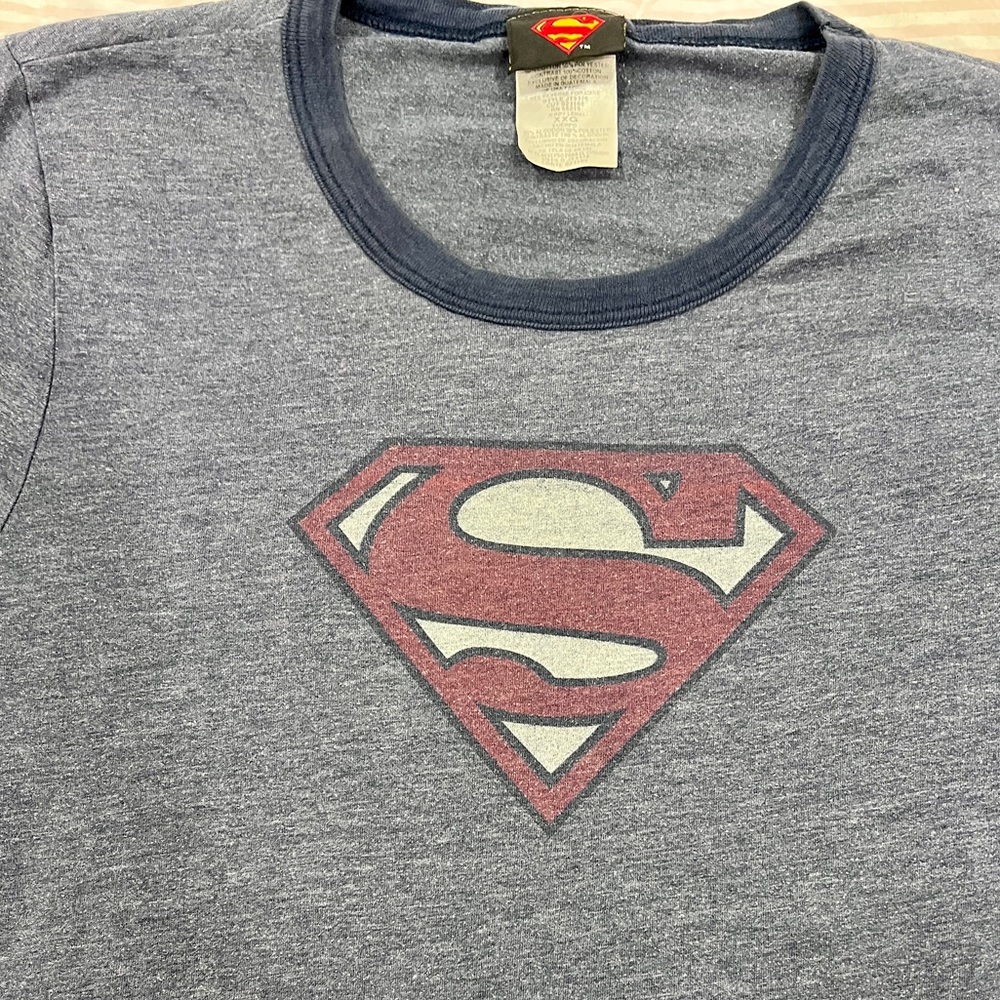 DC Comics Blue Superman Emblem Tee - Picture 3 of 8